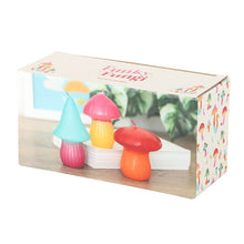 Load image into Gallery viewer, Set of 3 Mushroom Shaped Candles
