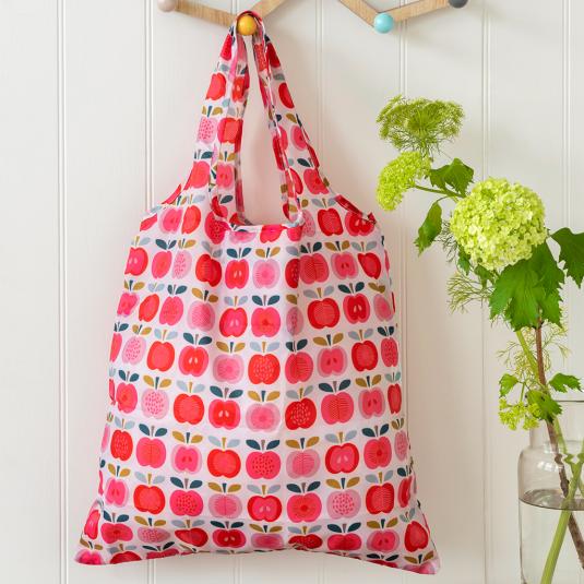 Assorted Recycled Shopper Bags: Vintage Apple, Vintage Ivy, Love Birds